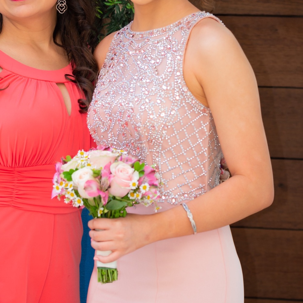 Pink formal dress